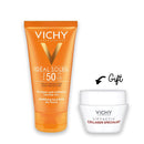 Ideal Soleil Mattifying Face Fluid Dry Touch SPF50 50ML Vichy + Collagen 15ml Gift