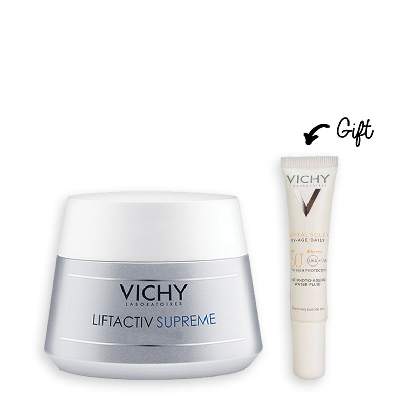 Liftactiv Supreme 50ML - Normal to combination Vichy + UV age 15ml Gift