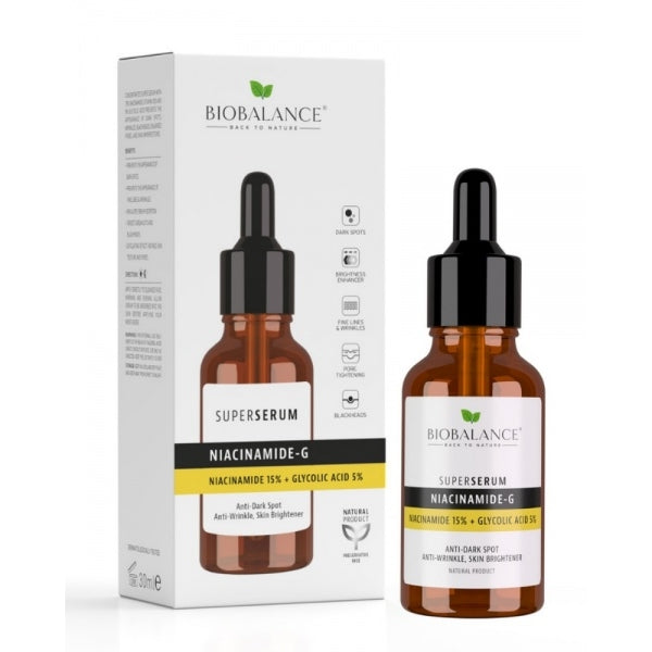 Bio Balance Niacinamide 15 Glycolic Acid 5 Super Serum 30 Ml Bio Balance Niacinamide 15 Glycolic Acid 5 Super Serum 30 Ml