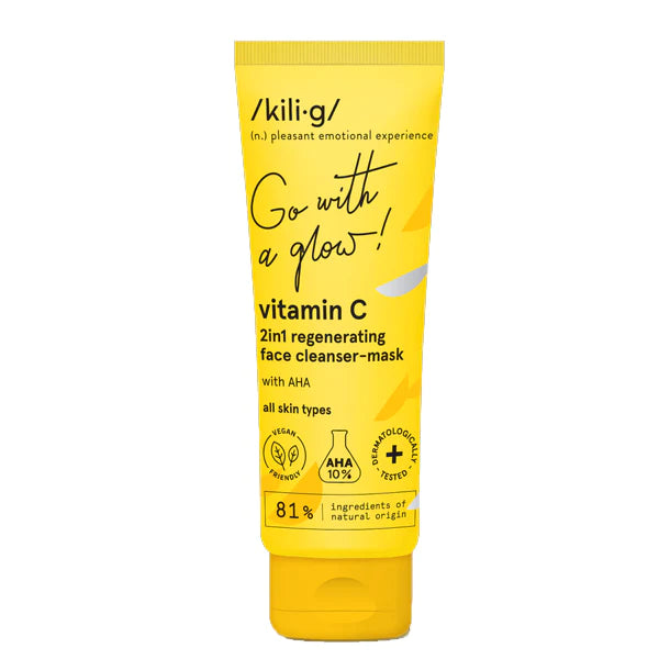 Kili.G Vitamin C Regenerating Face Cleanser-Mask With Aha