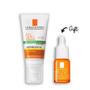 Anthelios Xl Spf 50+ Tinted Dry Touch Gel-Cream Anti-Shine 50ML & get La Roche-Posay + Vitamin C 10ML (Gift)