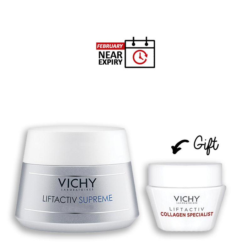 Liftactiv Supreme 50ML (Normal to Dry) + Liftactiv Collagen 15ml (Gift)