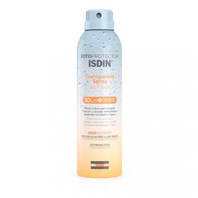 Fotoprotector ISDIN Transparent Spray Wet Skin SPF 30 250ML