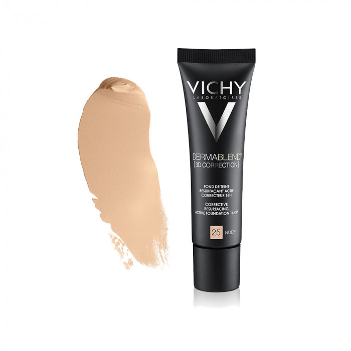 Dermablend 3D Corrective Resurfacing Active Foundation 16Hr + Pink Kabuki Brush